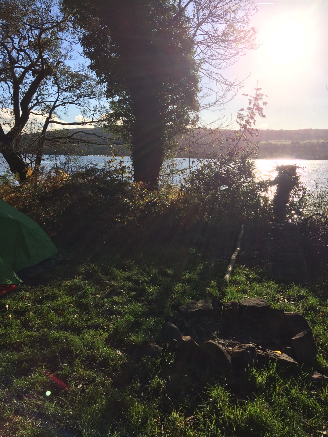 camping by Loch Lomond
