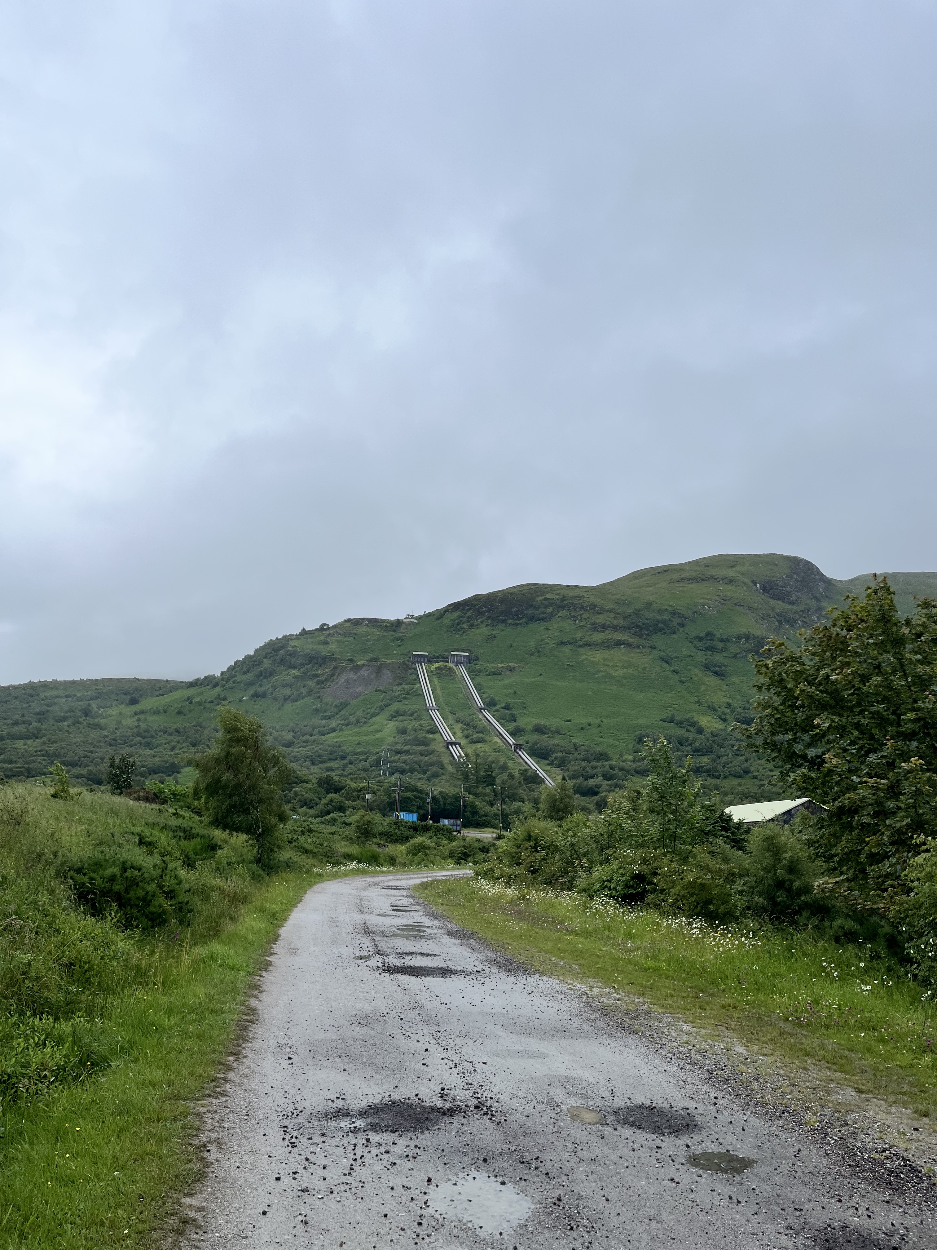 Pipes on the hill in Fort William
